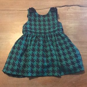 Turquoise/ black girls dress 18 month